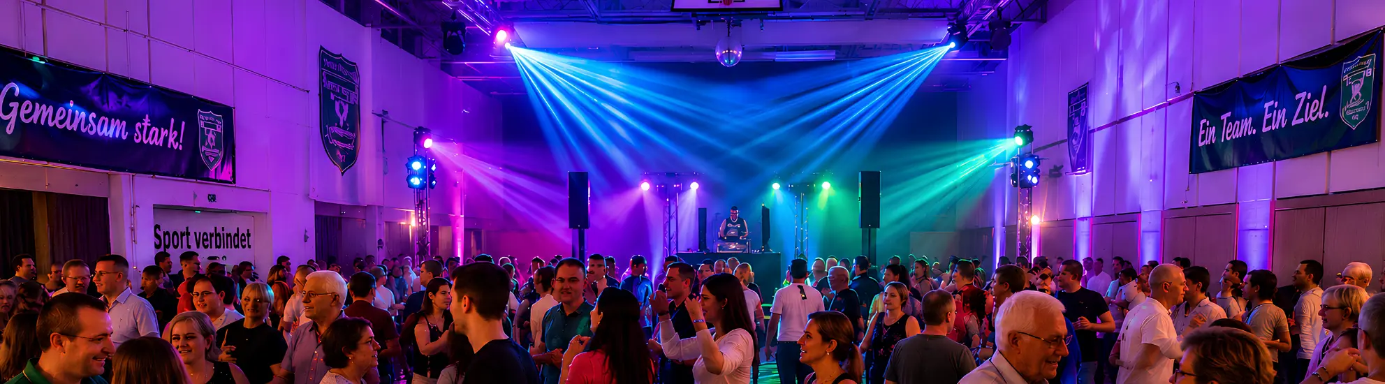 Vereinsfeier Eventtechnik Augsburg — DJ und Licht